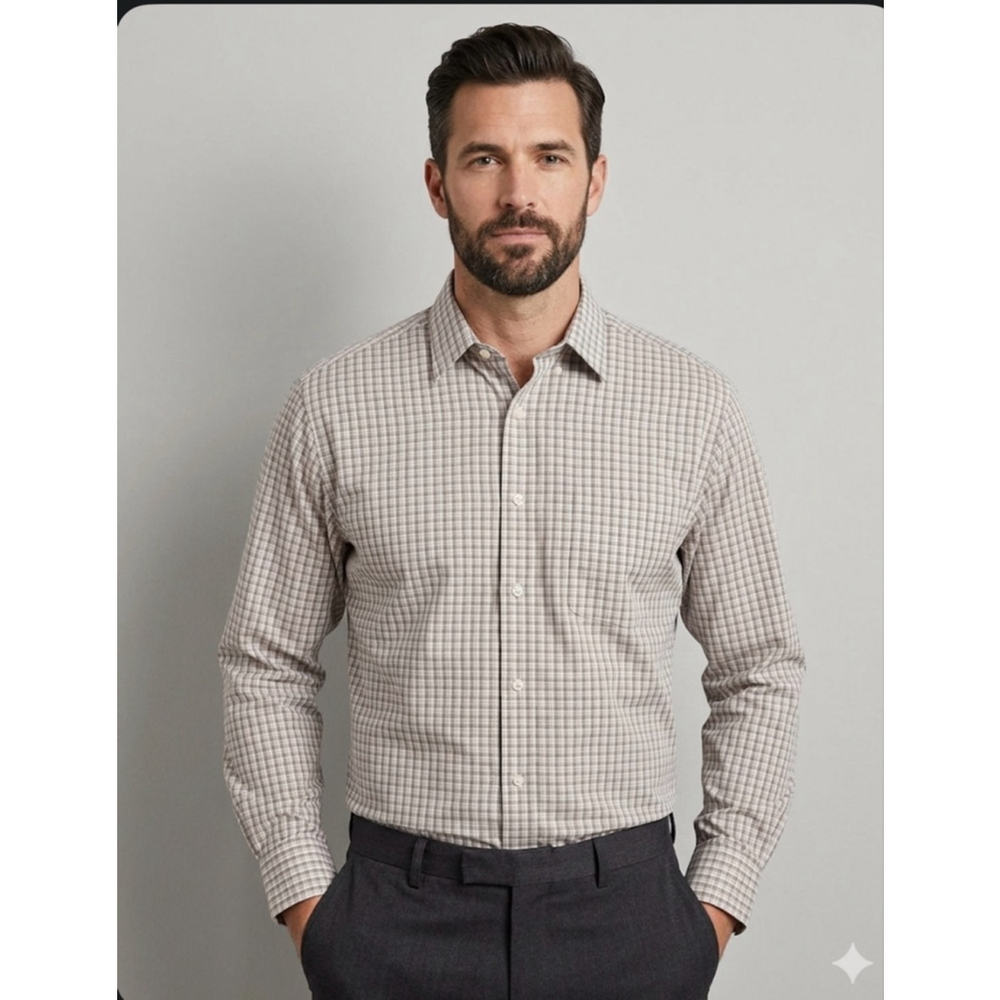 DOCKERS Size XL Men’s Iron Free Long Sleeve Shirt